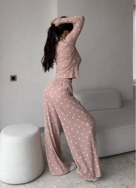 Dalia, piżama, pudrowy00-00005131-k