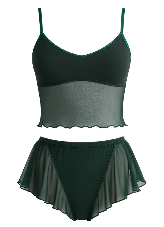 Piper, pajamas, dark green00-00004895-k