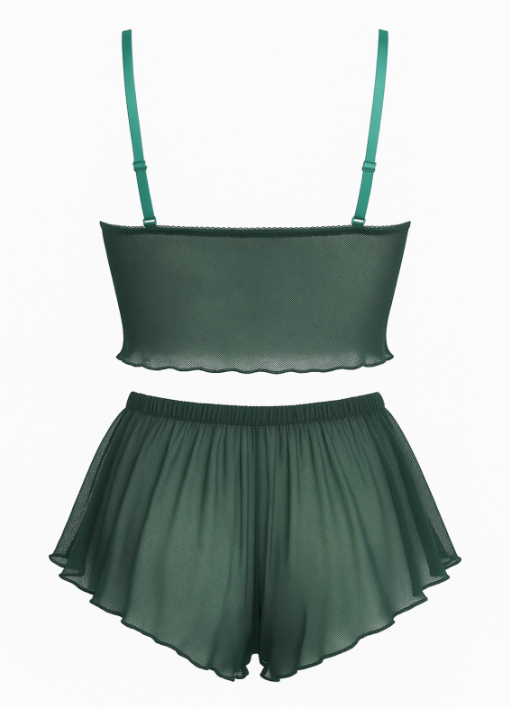 Piper, pajamas, dark green00-00004895-k