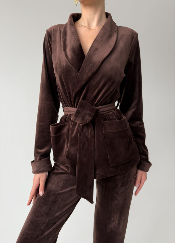 Aura, pajamas, brown00-00004119-k