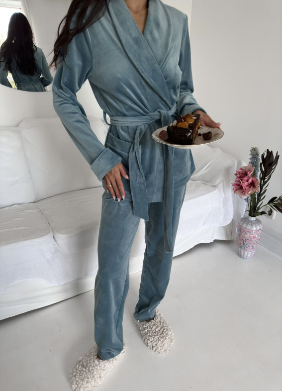 Aura, pajamas, turquoise00-00004119-k