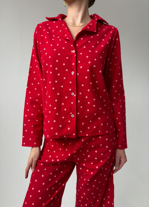 Lizzy flannel, pajamas, red00-00004124-k