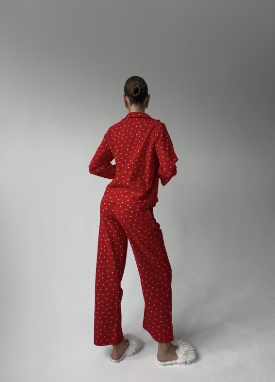 Lizzy flannel, pajamas, red00-00004124-k