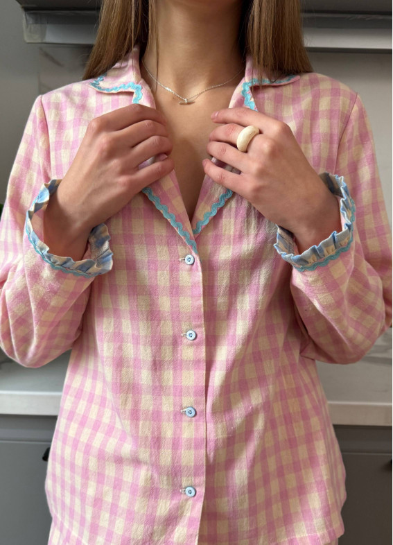 Freya, piżama, różowy00-00004444-k