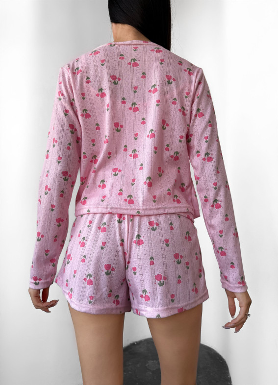 Zoe, pajama shirt, tank top, pink00-00004662-k