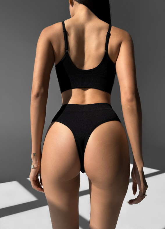 Sportowy komplet bielizny Beverly, czarny00-00004602-k