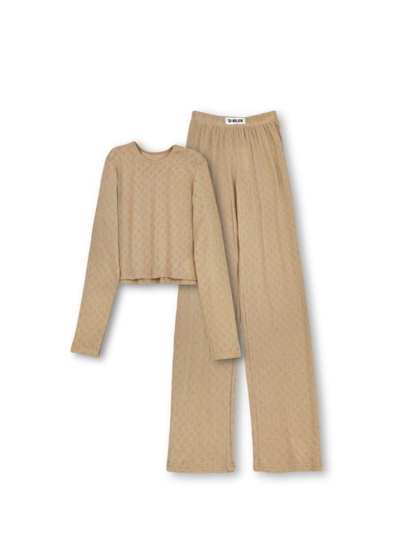 Kylie, pajamas, beige00-00004615-k