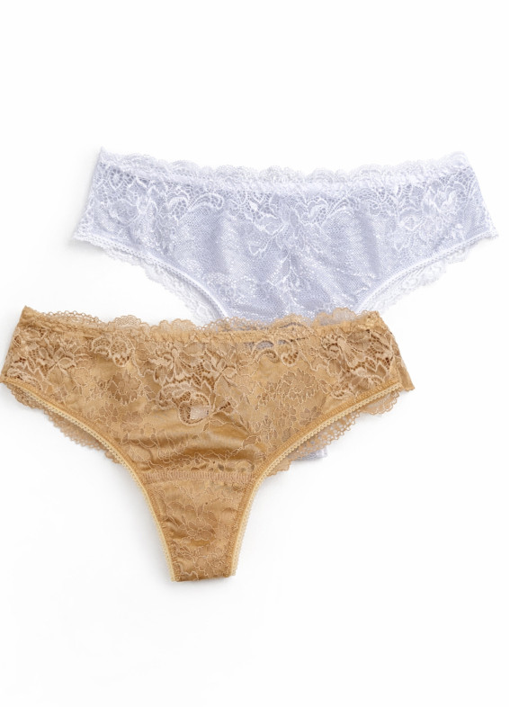 Mira, komplet majtek brazylijskich 2 szt, wielobarwne00-00004625