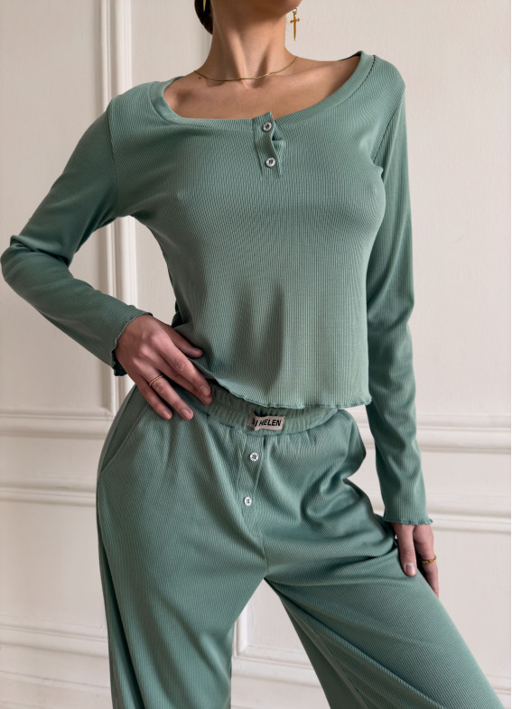 Aida, pajamas, green00-00004720-k