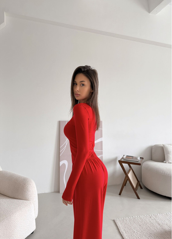 Donna, pajamas, red00-00004812-k