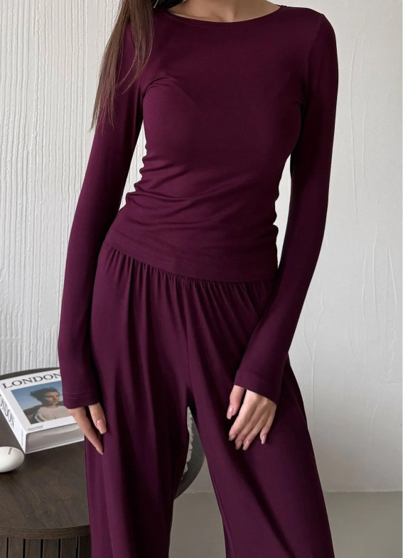 Donna, pajamas, dark lilac00-00004812-k