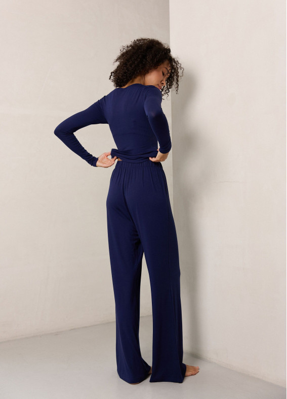 Donna, pajamas, blue00-00004812-k