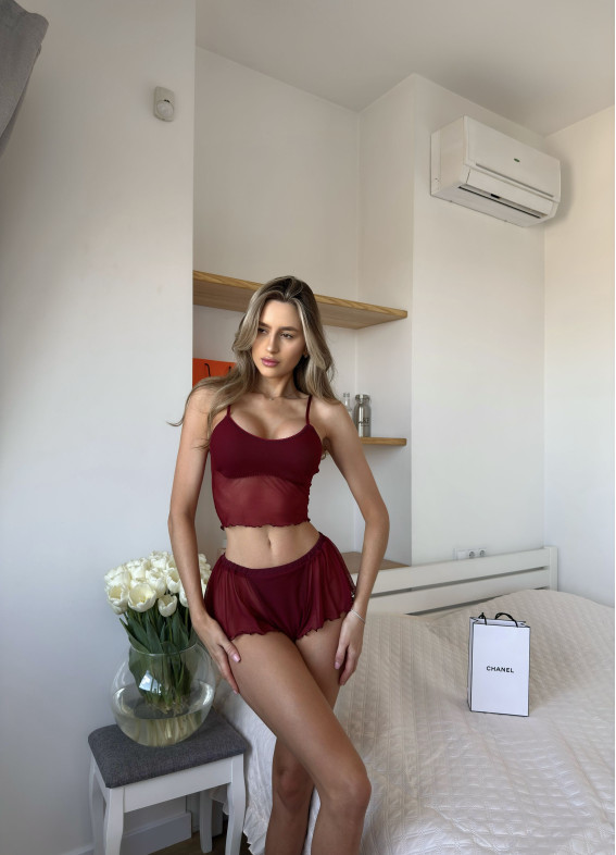 Piper, pajamas, burgundy00-00004895-k