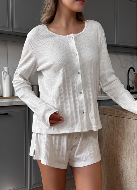 Verona, pajamas with a shirt, milky00-00004902-k-2