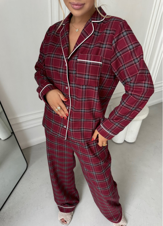 Amira, Pyjama, burgunderrot00-00005344-k