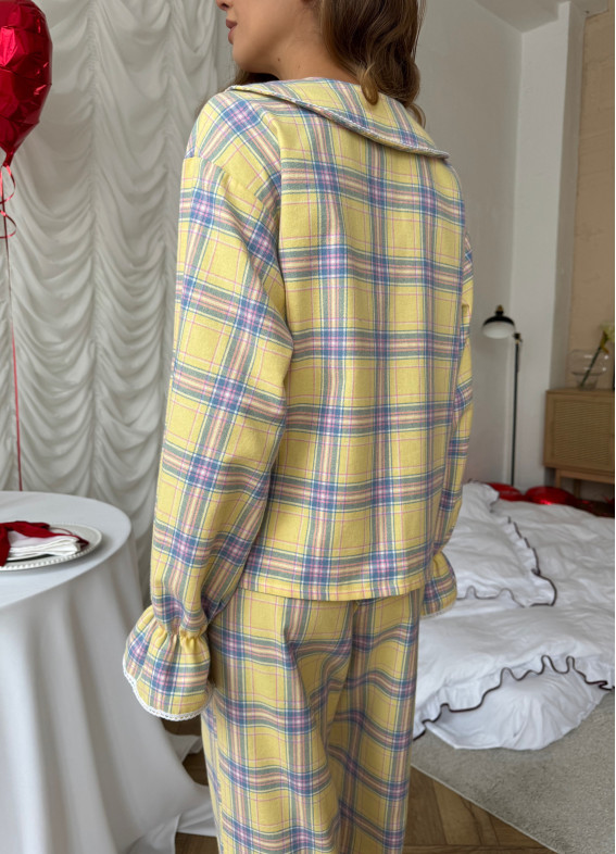 Emmy, piżama, żółta00-00005449-k