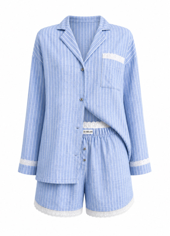 Rene, pajamas, light blue00-00005495-k