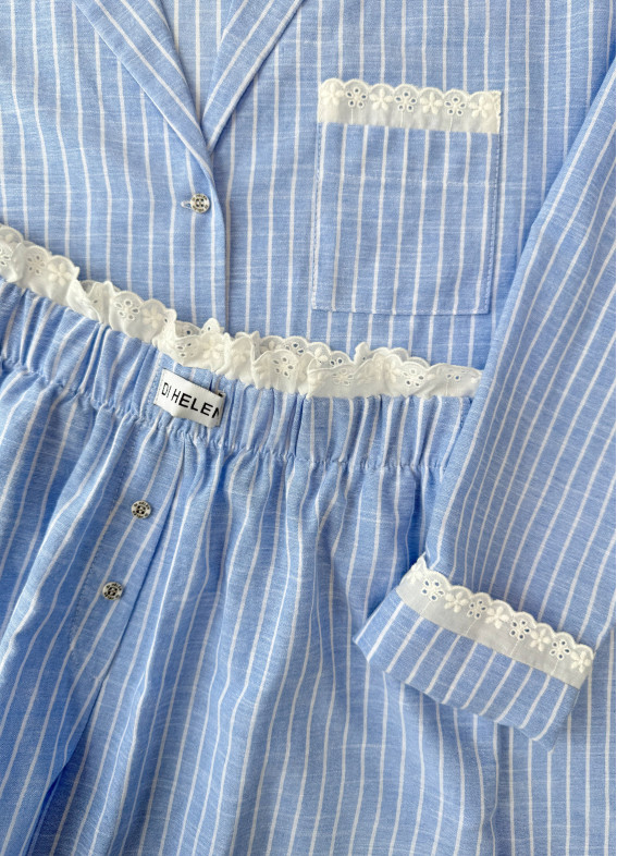 Rene, pajamas, light blue00-00005495-k